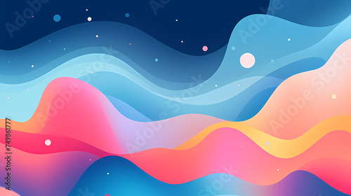 Color modern pastel background illustration fashion aesthetic, abstract wallpaper, texture digital color modern pastel background