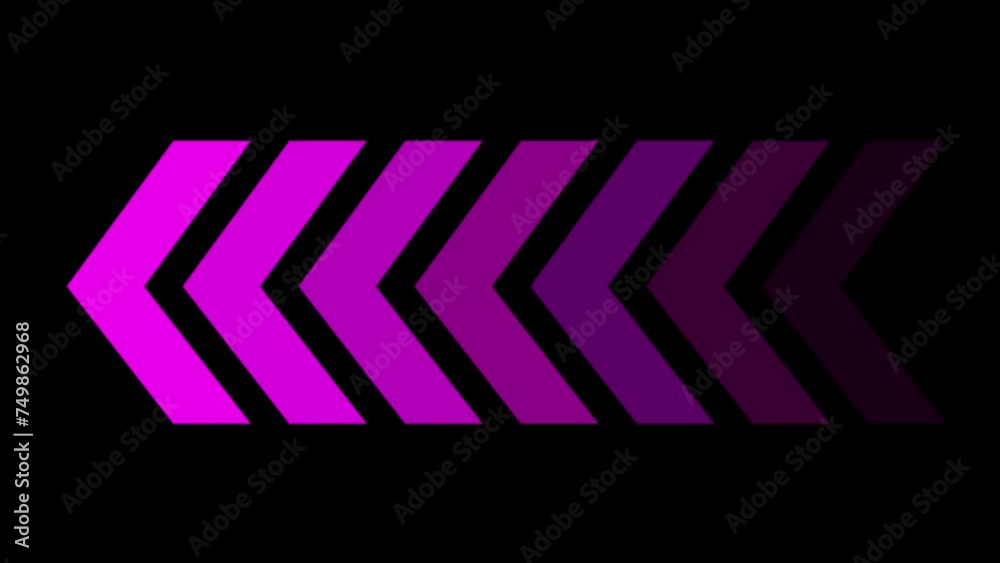 Purple arrows indicate the direction of the overlay video layer. swipe ...