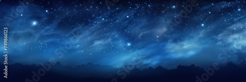 banner no text for stock photos with empty space for text Night Sky Magic, Starry night , image with text area 