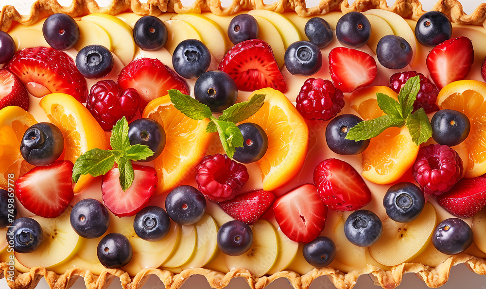 Summer Sensation: Treat Yourself to a Juicy Fruit and Berry Pie Summer Sensation: Treat Yourself to a Juicy Fruit and Berry Pie