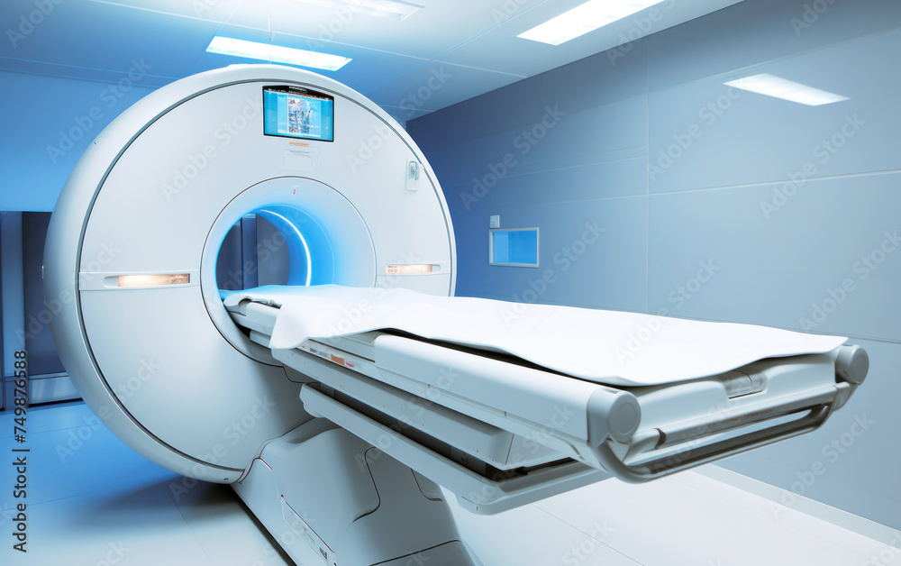 Advanced mri or ct scan medical diagnosis machine at hospital Advanced mri or ct scan medical diagnosis machine at hospital