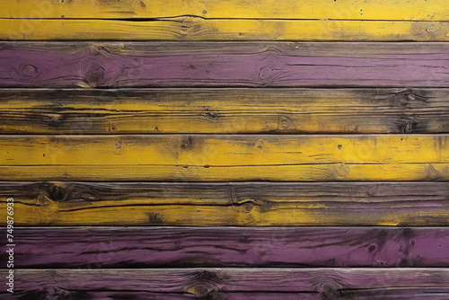 Wallpaper Mural old weathered black and purple and yellow and dark and dirty wood wall wooden plank board texture background Torontodigital.ca