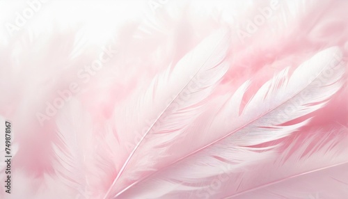 beautiful abstract light pink feathers on white background white feather frame on pink texture pattern and pink background love theme wallpaper and valentines day white gradient