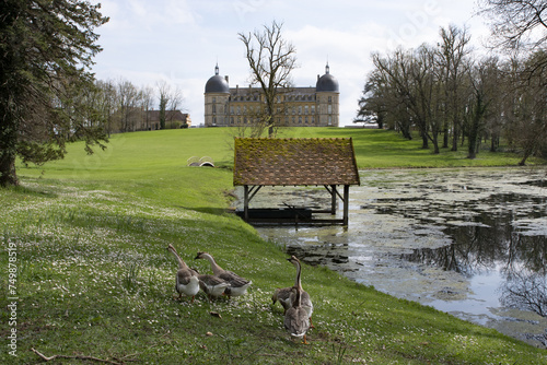 Le château de Digoine et son parc