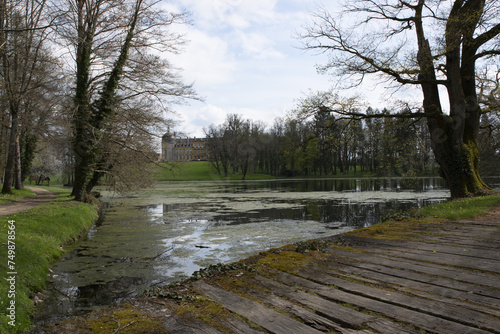 Le parc du château de Digoine, en Bourgogne