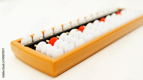 an abacus for practicing mental arithmetic
