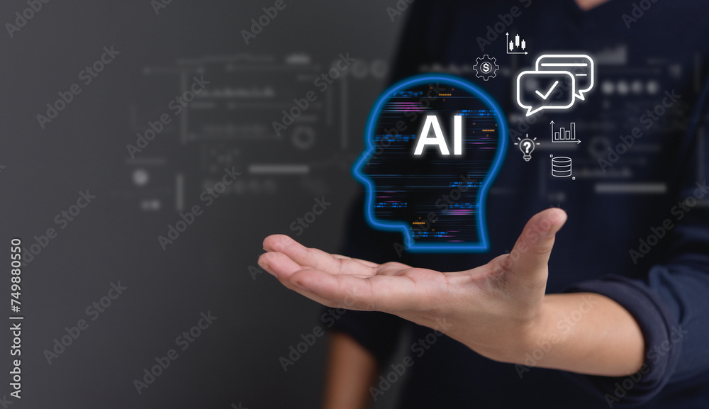 Ai Artificial Intelligence technology online customer service..Digtal robot information analysis stock market system financial big data. Ai Artificial Intelligence technology online customer service..Digtal robot information analysis stock market system financial big data.