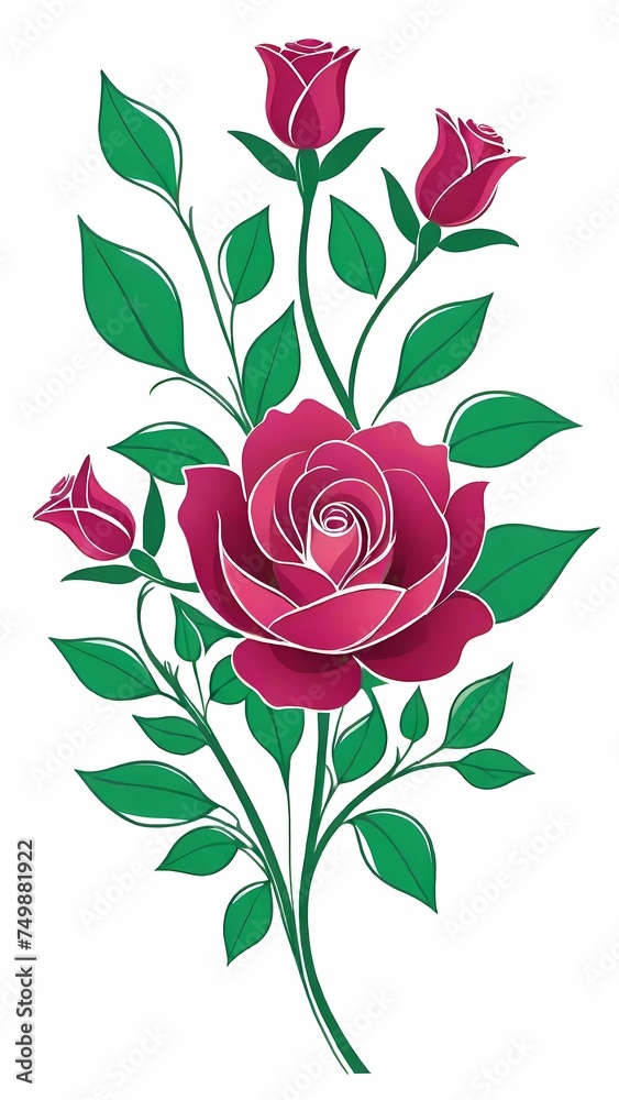 grunge rose background