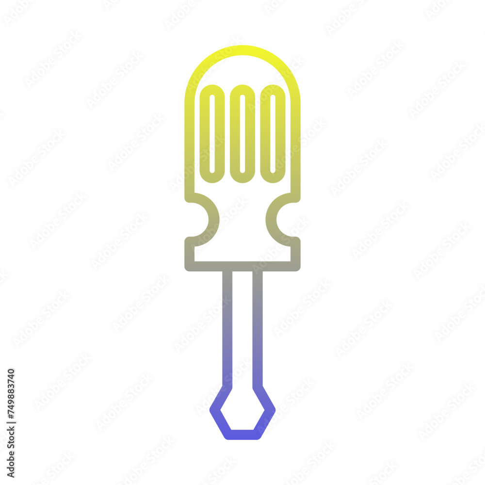 Screwdriver Gradient Linear Style Screwdriver Gradient Linear Style