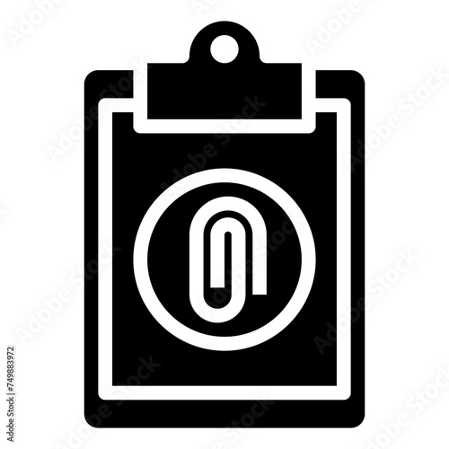 paperclip,officematerial,clipboard,appendix.svg