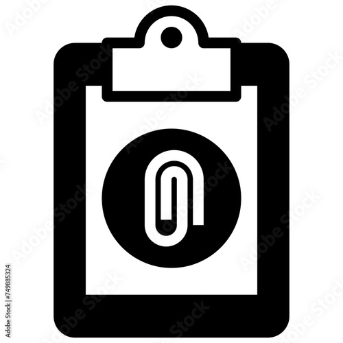 paperclip,officematerial,clipboard,appendix.svg photo