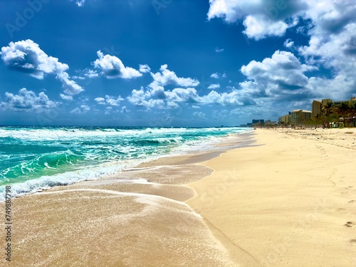 Fototapeta Naklejka Na Ścianę i Meble -  Strand und Meer in Cancun (Mexiko)