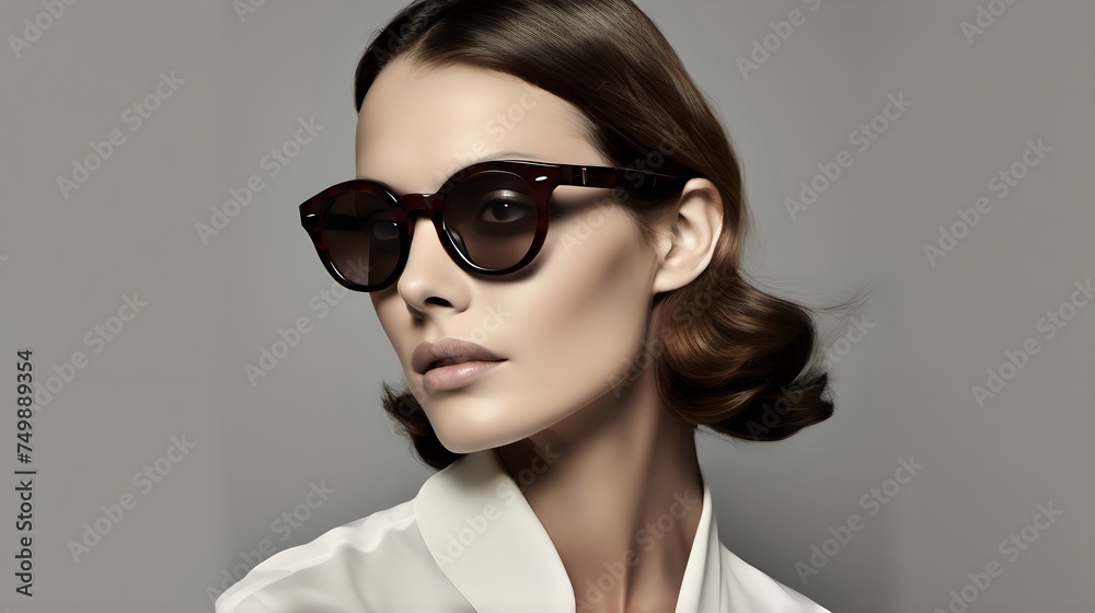 Portrait of a Spectacled Individual: A Detailed Painting Capturing the Essence and Character Through Eyewear. Portrait of a Spectacled Individual: A Detailed Painting Capturing the Essence and Character Through Eyewear.