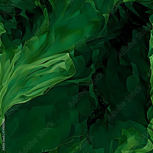 green and Yellow color background abstract art AI