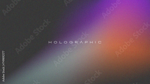 Trendy Gradient grainy texture. Soft gradient backdrop with place for text. Vector illustration for your graphic design, banner, poster