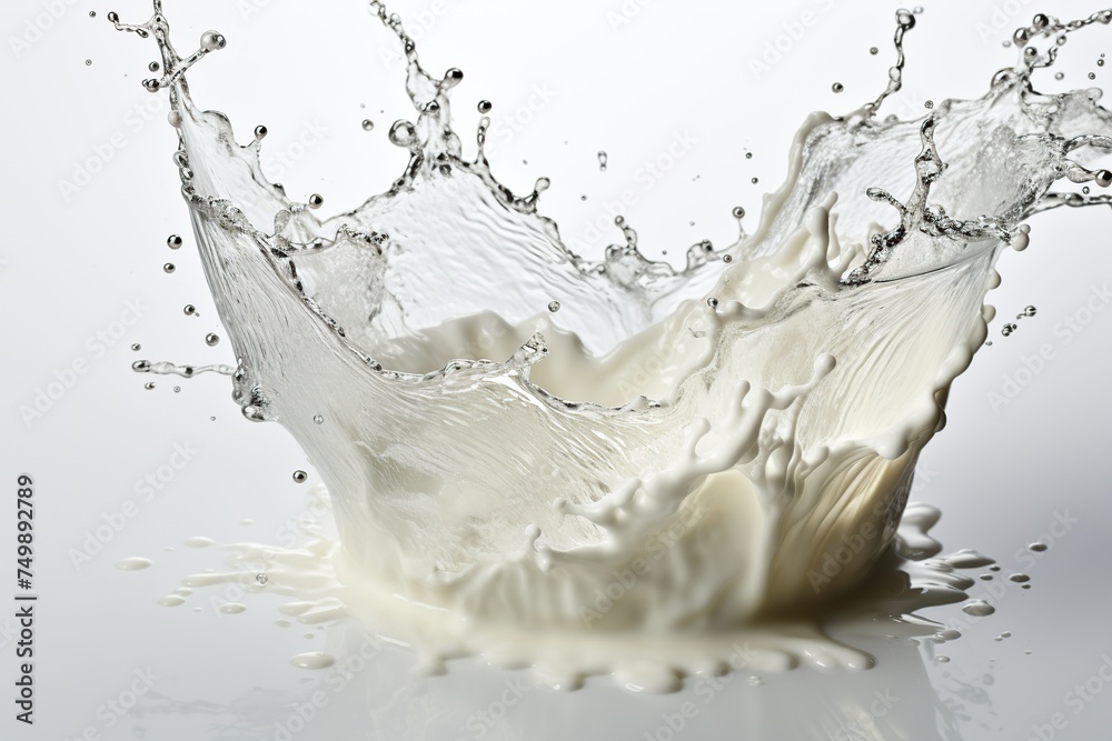 milk splash white glass milk splash white glass