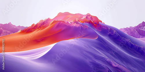  pink magenta purple sand dunes in the desert on white background, appropriate for travel magazines, blog headers, website backgrounds, or desert themed contras designs.banner