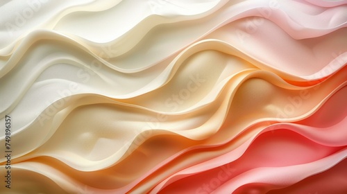 3D abstract in pastel colors, gentle gradient backdrop, minimalist soft texture, modern art design, AI Generative