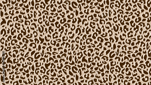 Leopard skin fur texture beige background	