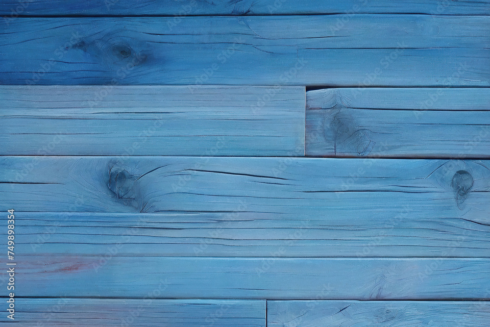 Obraz premium blue and less red and dirty wood wall wooden plank board texture background