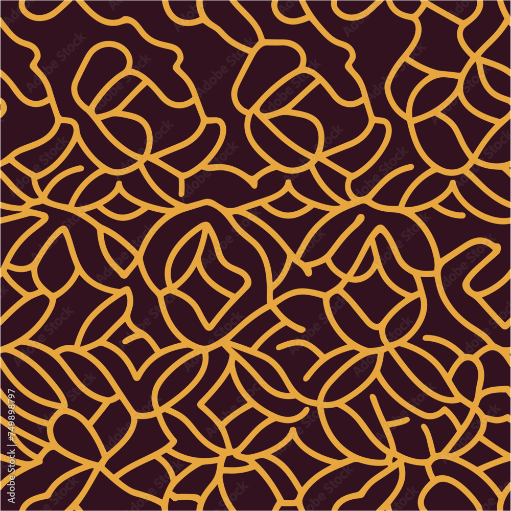 Design for wallpaper, textile. Vector illustration. Seamless pattern ...