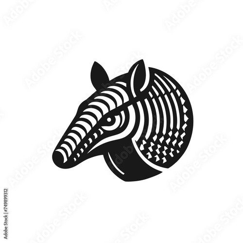 Simple and Clean Armadillo Logo Icon