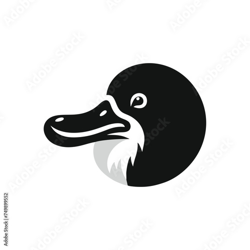 Simple and Clean Platypus Logo Icon