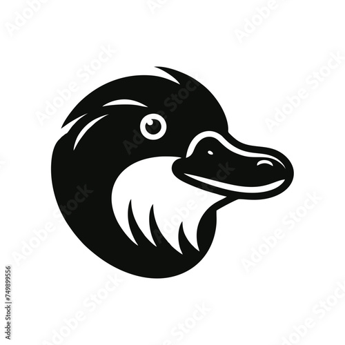 Simple and Clean Platypus Logo Icon