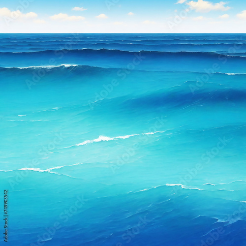 Sea Water Flow Background.Ai generate