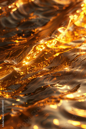 An elegant texture background of a shining liquid metal 