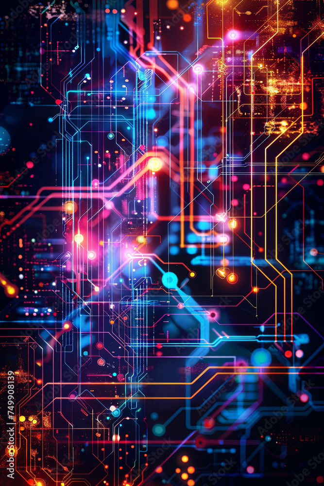 Abstract technology background