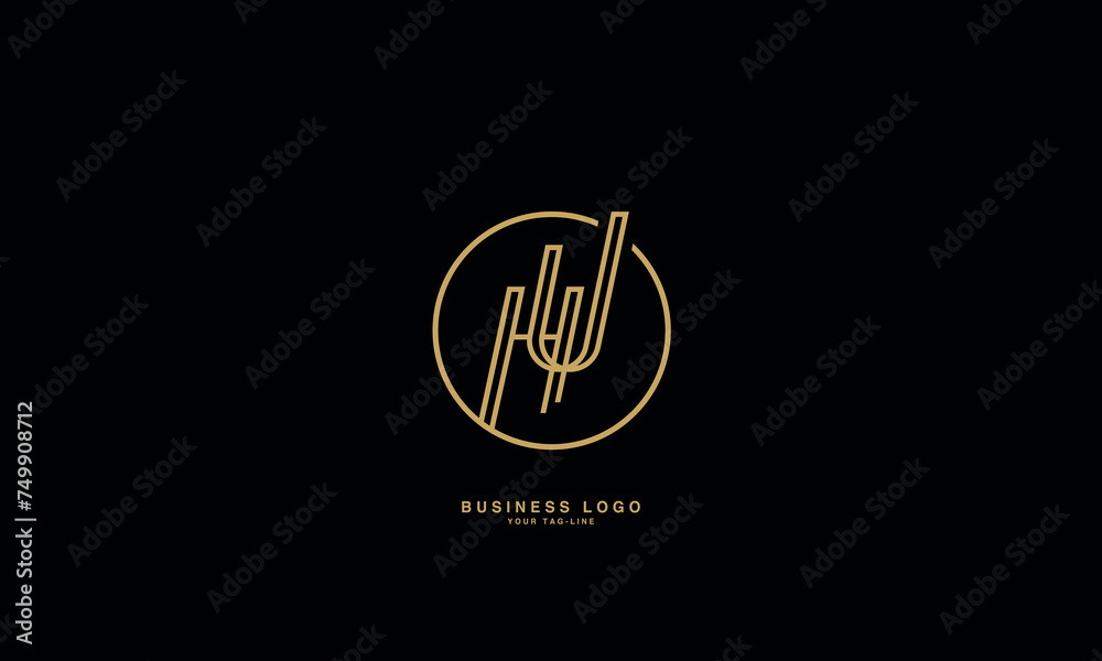 HU, UH, H, U, Abstract Letters Logo Monogram HU, UH, H, U, Abstract Letters Logo Monogram