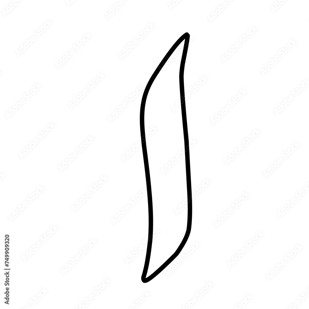 Hand drawn doodle Arabic letters Hand drawn doodle Arabic letters