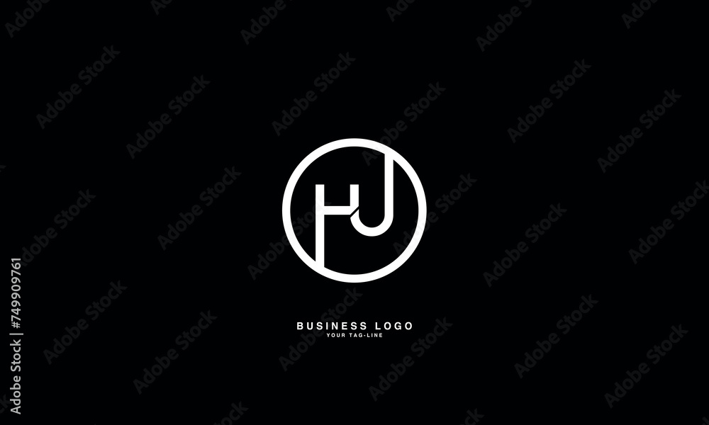 HU, UH, H, U, Abstract Letters Logo Monogram HU, UH, H, U, Abstract Letters Logo Monogram