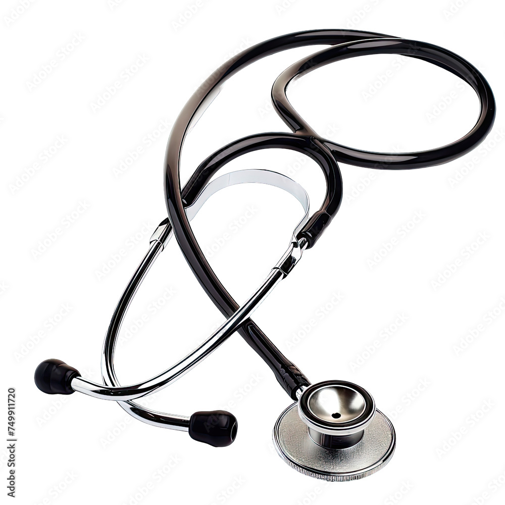 Stethoscope in whitebackground Stethoscope in whitebackground