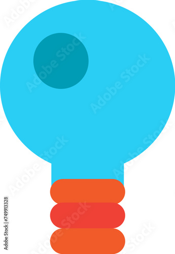 Spare light bulb. Replacement of outdated equipment and lighting fixtures with modern innovative ones. Simple flat vector isolated on white background
