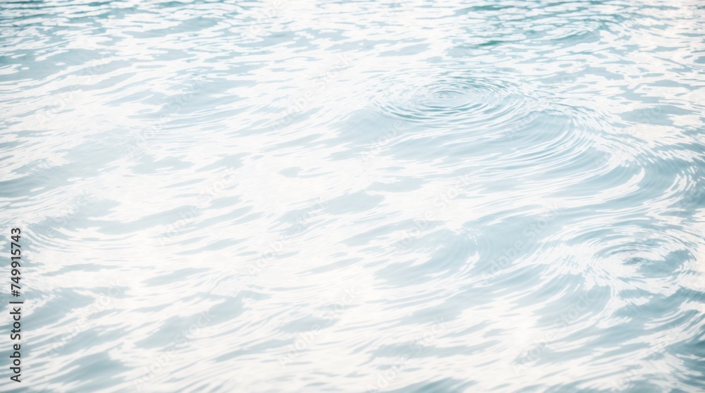 Fototapeta premium Gentle ripples gently ripple on tranquil water unveiling mesmerizing patterns