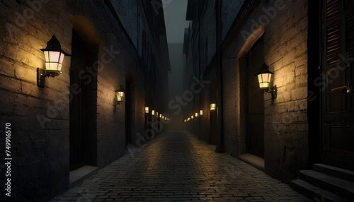dark alleys where it is dangerous to walk © Leila