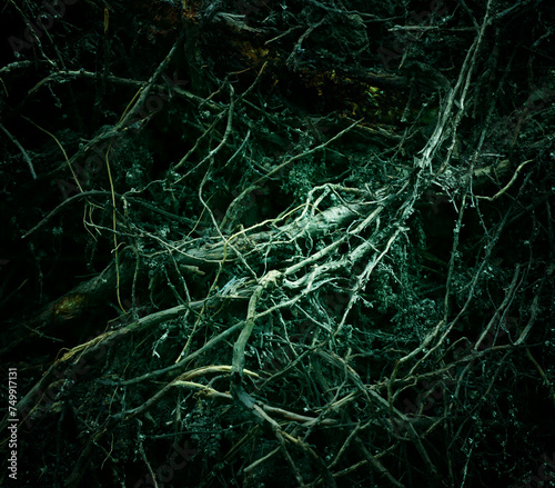 Abstract image of tree roots © tomertu