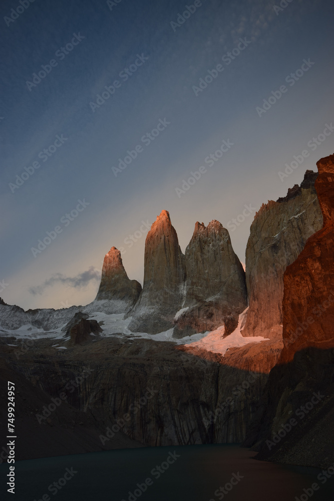 Torres del Paine sunrise