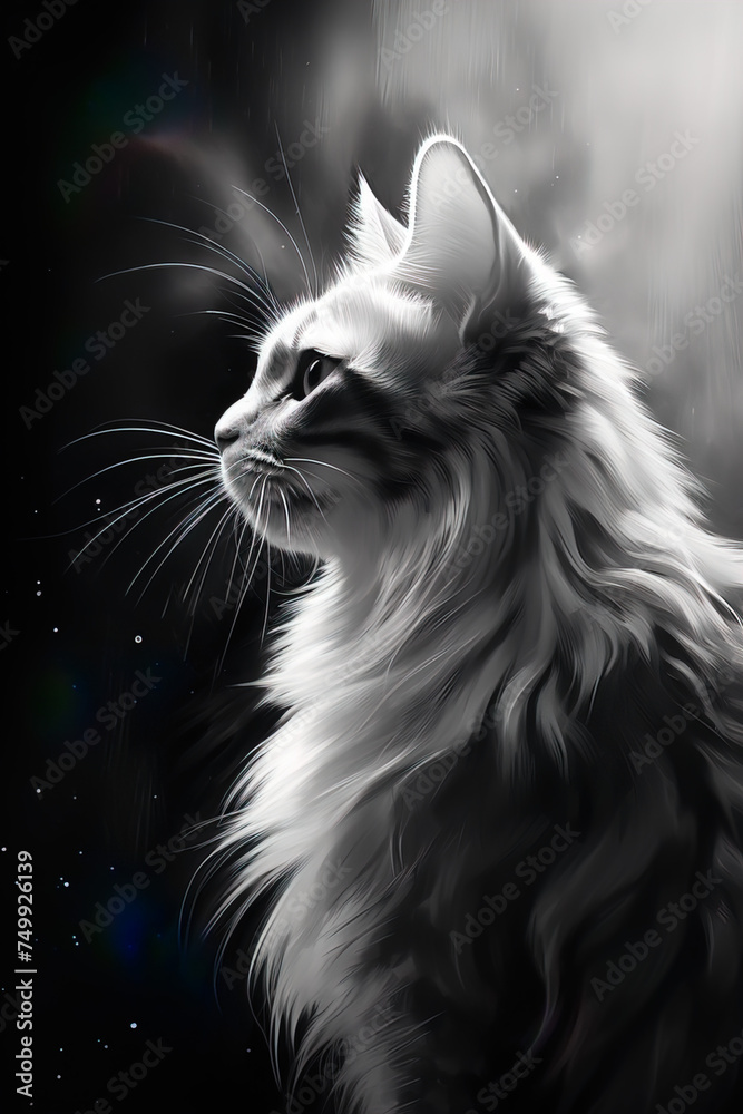 Portrait of a cat Portrait of a cat