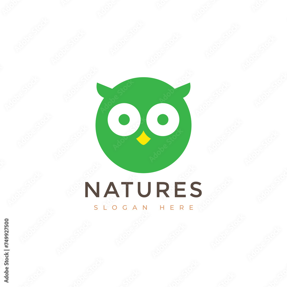 nature owl bird logo symbol graphic design vector nature owl bird logo symbol graphic design vector