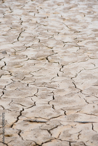 Texture of dry soil