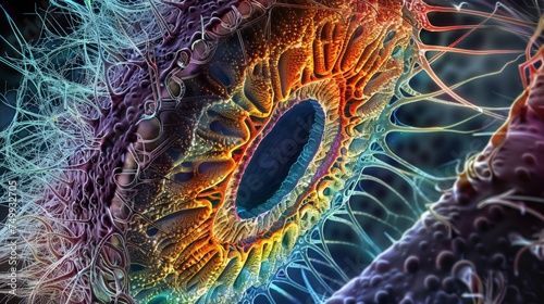  network of supporting structures, orchestrating the magic of sight photo