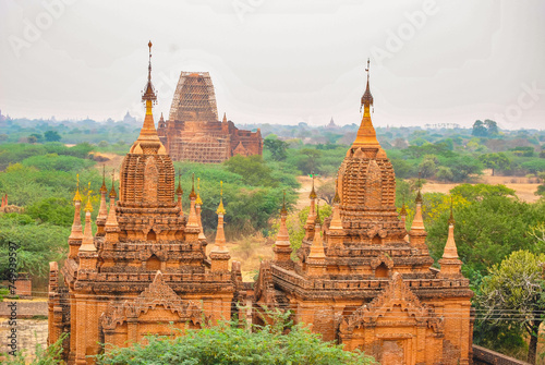 The Landscape of Temples in Bagan, Myanmar