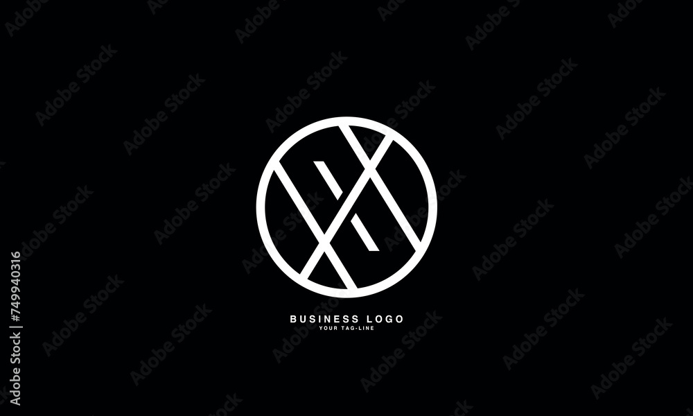 HX, XH, H, X, Abstract Letters Logo Monogram HX, XH, H, X, Abstract Letters Logo Monogram