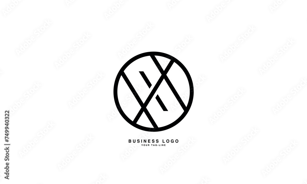 HX, XH, H, X, Abstract Letters Logo Monogram HX, XH, H, X, Abstract Letters Logo Monogram