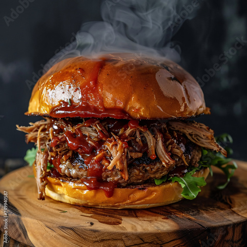 BBQ pulled Pork Burger