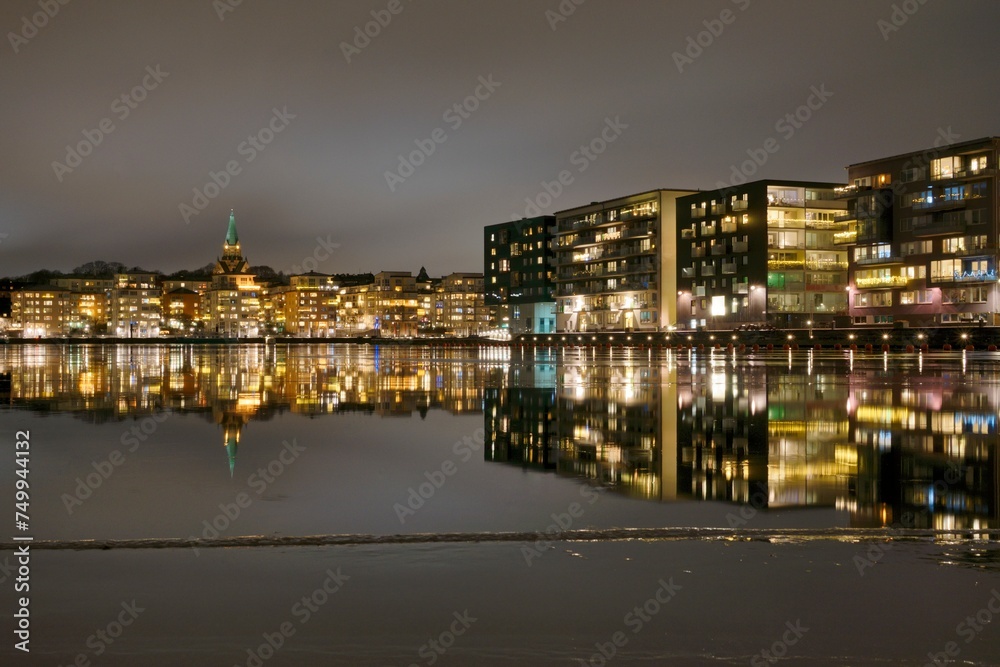 Modern apartment buildings in Stockholm - Sweden                