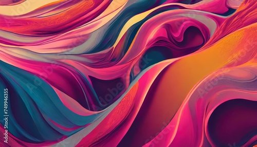 liquid vibrant color flow abstract grainy background pink blue purple red noise texture summer banner header poster design